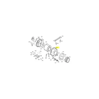 Cuve SIEMENS demi cuve avant rep 0313