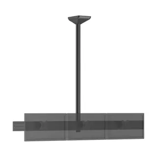 Support plafond TV KIMEX 3 TV 32'' - Hauteur 150 cm, noir