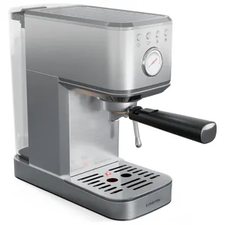 Machine à expresso KLARSTEIN SteelPresso Slim 20 bars 1,2L 1350W Gris