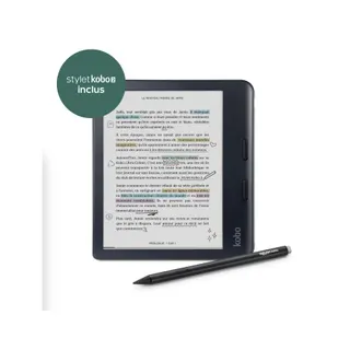 Liseuse eBook KOBO Pack Libra Colour + Stylus 2 noir