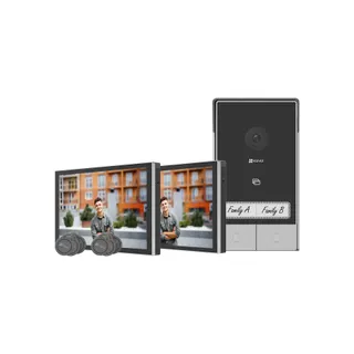 Visiophone co EZVIZ HP7 Kit Famille pour 2 logements