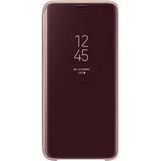 Etui SAMSUNG Clear View Cover S9+ Or Fonction Stand