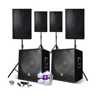 Pack sono BM SONIC Sono 4400W 4 Enceintes 2 Subwoofers BT U