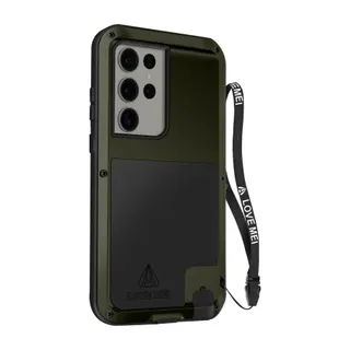 Coque LOVE MEI Antichoc Kaki Samsung S23 Ultra