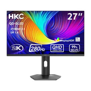 Ecran PC Gamer HKC OLED 27" QHD 280 Hz 0,03 ms HDMI 2.1 HDR True Black 400 - HKC GS27QTS