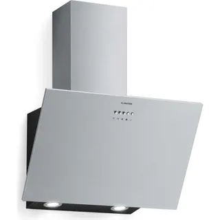 Hotte décorative murale inclinée KLARSTEIN Silver Lining élégante 597m³/h 60cm Inox