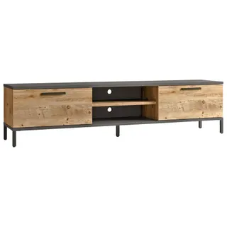 Meuble TV HELLOSHOP26 Meuble TV à 2 portes 39 x 160 x 35 cm ef