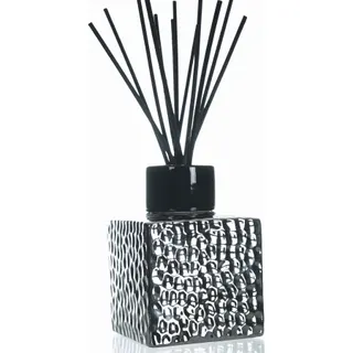 Diffuseur de parfum GOA CERAMIQUE -MARTELES - 250ML-SILVER/BLACK