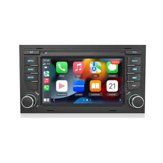 Autoradio connecté JUNSUN pour Audi A4 8E 8H B6 B7 2000-09 Carplay