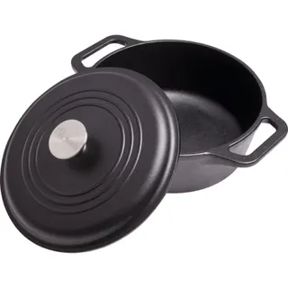 Cocotte VICTORIA COOKWARE 25 cm, Dutch Oven 3,8L,Sans PTFE et PFOA