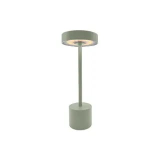 Lampe de table LUMISKY de table sans fil touch LED vert olive
