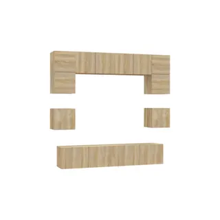 Meuble TV HELLOSHOP26 Ensemble de meubles armoire buffet TV té