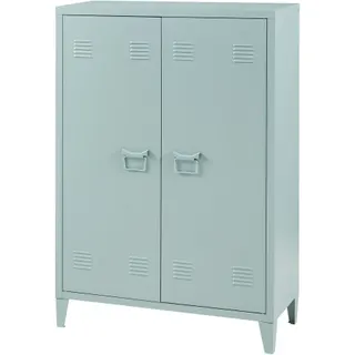 Armoire HELLOSHOP26 Casier de bureau métallique à 2 portes 1