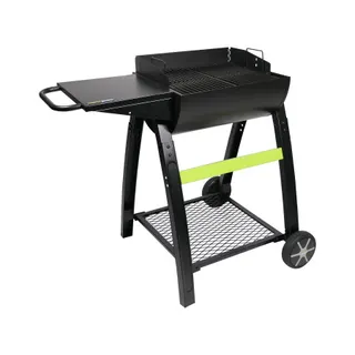 Barbecue charbon COOK'IN GARDEN TONINO 50 noir sur chariot 50 cm
