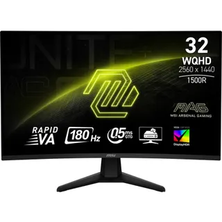 Ecran PC Gamer MSI MAG 32CQ6F Incurvé 32'' Rapid VA