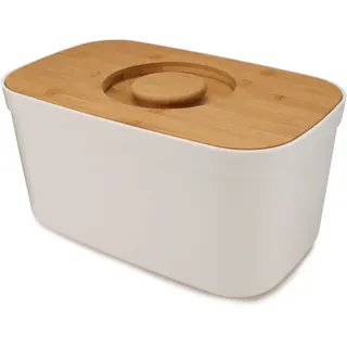 Boîte à pain JOSEPH JOSEPH avec couvercle en bambou - Blanc