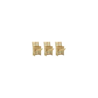 Composteur de jardin VIDAXL Bois  Brun