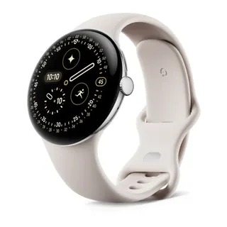 Montre connectée GOOGLE Pixel Watch 4 45mm Argent/Porcelaine BT