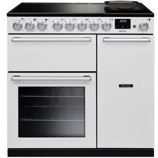 Piano de cuisson induction FALCON NEXUS NGC TAB IND 90 CM BLANC CHROME