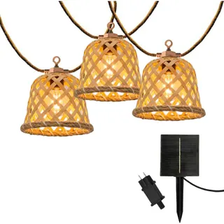 Guirlande lumineuse extérieur LUMISKY Guirlande solaire MALY HYBRID 10 ampoule