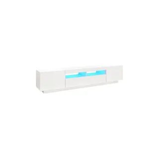 Meuble TV HELLOSHOP26 Meuble TV multimédia étagère télévision