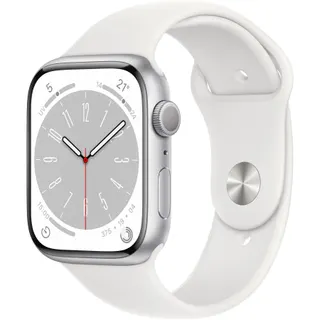 Montre connectée APPLE WATCH Serie 8 45MM Aluminium Argent/Blanc Reconditionné