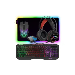 Pack clavier et souris gamer GENERIQUE Pack Gamer 5 en 1 FURY HELLFIRE Clavier,