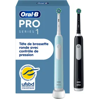 Brosse à dents électrique ORAL-B Pro 1 Duo Bleue/Noire