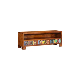 Meuble TV HELLOSHOP26 Meuble TV multicolore avec grand espace