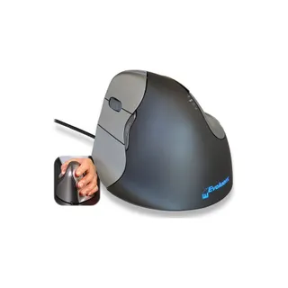 Souris filaire EVOLUENT Verticale 4 pour gaucher Gris 2600dpi 5b