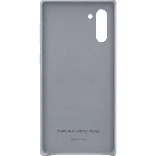 Coque SAMSUNG Note 10 Cuir gris