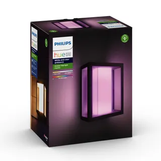 Lampe connectée PHILIPS HUE W&C IMPRESS Grand Modèle Noir Ext