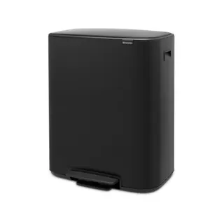 Poubelle de cuisine tri sélectif BRABANTIA à Pédale Bo 2X30L Matt Black