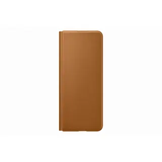 Coque SAMSUNG Z Fold 3 Cuir marron clair