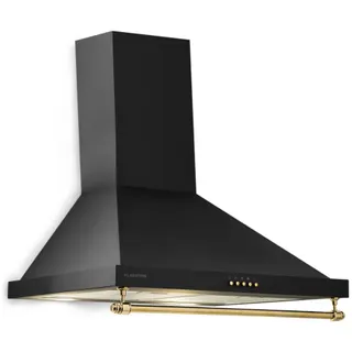 Hotte décorative murale KLARSTEIN Montblanc 60cm 610m³/h 165W LED noir