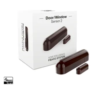 Détecteur de présence FIBARO Détecteur d'ouverture Z-Wave marron fonc