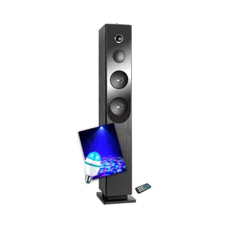 Enceinte Bluetooth INOVALLEY Tour de son Inovalley HP33-CD Blacktower
