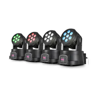 Jeu de lumières LYTOR Pack de 4 Lyres à LEDs 4en1 Rouge/Vert/B