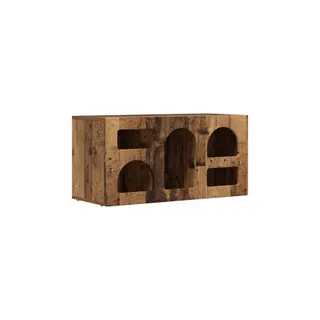Meuble TV HELLOSHOP26 Meuble TV en bois ancien moderne minimal