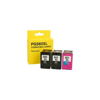 Cartouche d'encre SHOP-STORY Cartouches Compatibles CANON PG-560XL CL