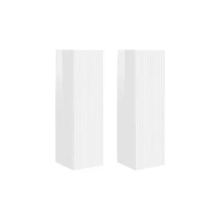 Meuble TV HELLOSHOP26 Meuble TV mural 2 pcs design moderne ran
