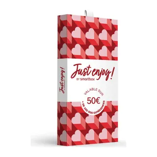 Coffret cadeau SMARTBOX Carte cadeau Just enjoy ! Amour - 50 €