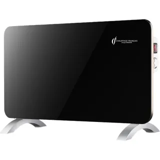 Chauffage électrique SANNOVER Mobile en Verre Sorimo 2000 W Noir