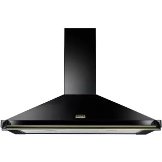 Hotte décorative murale FALCON 110 NOIR BAR/BADG LAITON