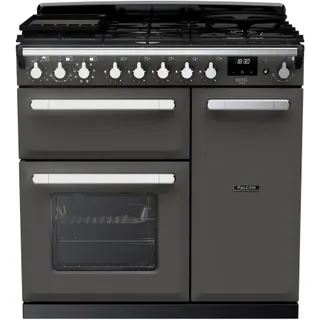 Piano de cuisson gaz FALCON ESTEL DELUXE TAB GAZ 90 CM ARDOISE CHROM