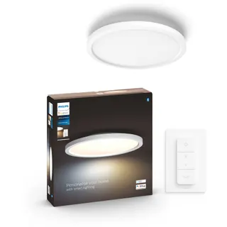 Panneaux lumineux PHILIPS HUE White Ambiance AURELLE rond Bl.+tlc