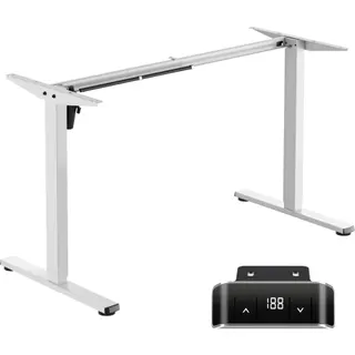 Bureau ergonomique ONKRON Pied Bureau motorisé, 70 kg, WDF221E-W