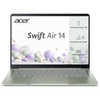 Ordinateur portable ACER Swift Air SFA14-I31-59JG 14" Intel Core 5 320 8 Go RAM DDR5 SSD 512 Go