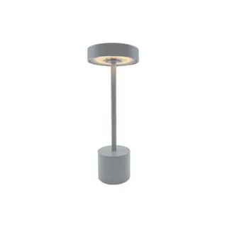 Lampe de table LUMISKY de table sans fil touch LED gris clair