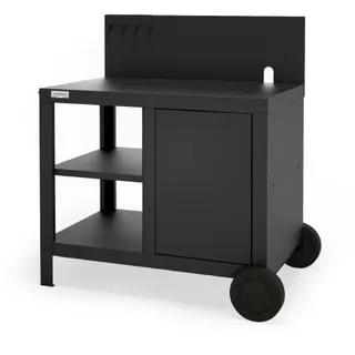 Desserte LE MARQUIER SIGNATURE ALLURE noir compatible planchas Allure avec couvercle SIGNATURE ALLURE NOIRE